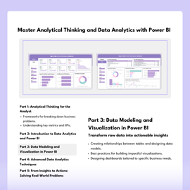 Master Analytical Thinking & Data Analysis with Power BI